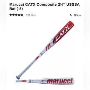 Marucci CATX Composite 2¾'' USSSA Bat (-5) 32 length